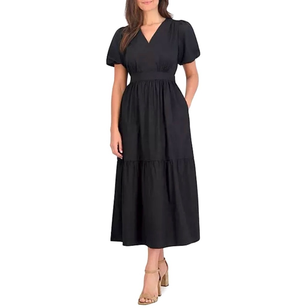 French Connection Black Maxi Dress (Size S) NWT